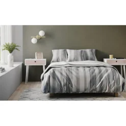 Taie d'oreiller coton MARKUS - Gris