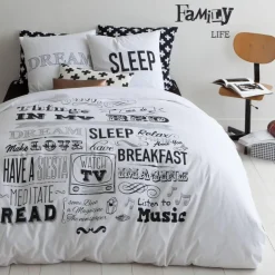 Taie d'oreiller coton SLEEP