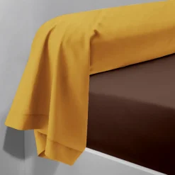 Taie d'oreiller Coton TERTIO® - Chocolat/Curry