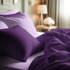 Taie d'oreiller coton TERTIO® - Lila / Violet