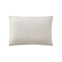 Taie d'oreiller en coton bicolore, Bons Jours, Sable/Crème, Essix