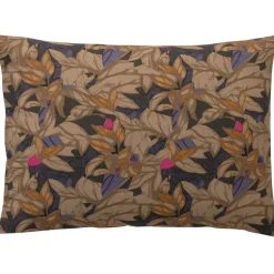 Taie d'oreiller en coton ESPRIT FLORAL rose pivoines