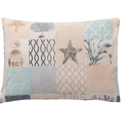 Taie d'oreiller en coton OCEAN WAVES beige
