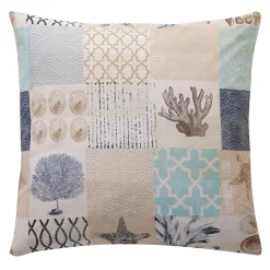 Taie d'oreiller en coton OCEAN WAVES beige