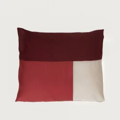 Taie d'oreiller en Coton TRIO -Terracotta