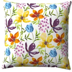 Taie d'oreiller en percale de coton AGATHE - Multicolore