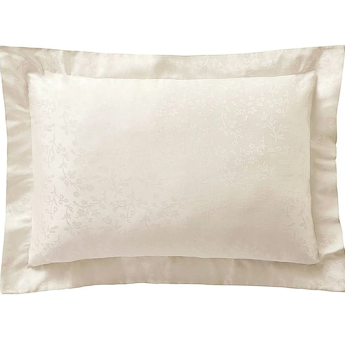 Taie d'oreiller en satin de coton - Ivoire