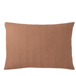 Taie d'oreiller gaze de coton TERTIO® - Rouille