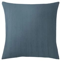 Taie d'oreiller gaze de coton TERTIO® - Bleu orage