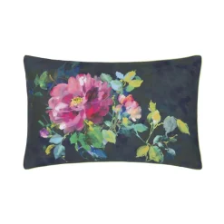 Taie d'oreiller imprimée en satin de coton Gertrude