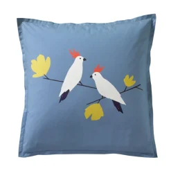 Taie d'oreiller ou de traversin Love Birds - Denim