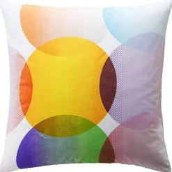 Taie d'oreiller ou de traversin imprimé disques - Multicolore