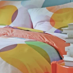 Taie d'oreiller ou de traversin imprimé disques - Multicolore