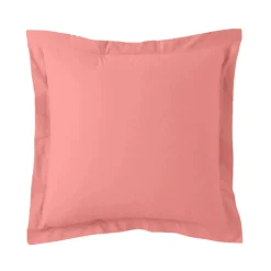 Taie d'oreiller ou taie de traversin coton TERTIO® - Pêche