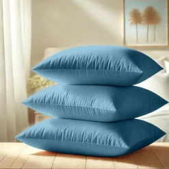 Taie d'oreiller ou Taie de traversin polycoton TERTIO® - Bleu Lagon
