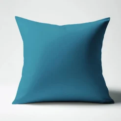 Taie d'oreiller ou Taie de traversin polycoton TERTIO® - Bleu Canard