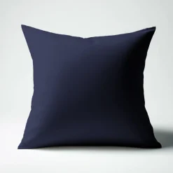 Taie d'oreiller ou Taie de traversin polycoton TERTIO® - Bleu Indigo