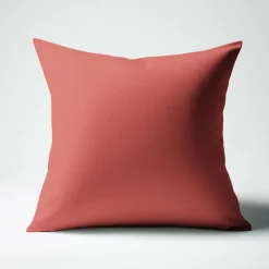 Taie d'oreiller ou taie de traversin coton TERTIO® - Terracotta
