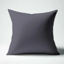 Taie d'oreiller ou Taie de traversin polycoton TERTIO® - Anthracite