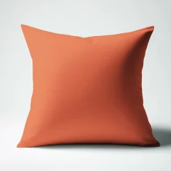 Taie d'oreiller ou taie de traversin coton TERTIO® - Tangerine