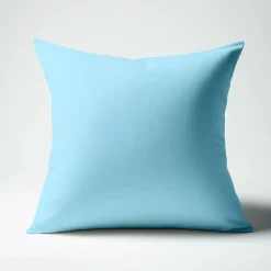 Taie d'oreiller ou taie de traversin coton TERTIO® - Bleu Lagon