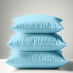 Taie d'oreiller ou taie de traversin coton TERTIO® - Bleu Lagon