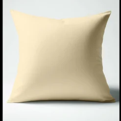 Taie d'oreiller ou Taie de traversin polycoton TERTIO® - Beige Ficelle