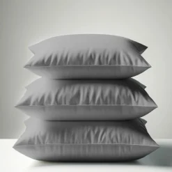 Taie d'oreiller ou taie de traversin coton TERTIO® - Bleu Glacier