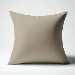 Taie d'oreiller ou Taie de traversin polycoton TERTIO® - taupe