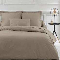 Taie d'oreiller ou Taie de traversin polycoton TERTIO® - taupe