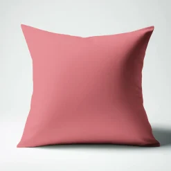 Taie d'oreiller ou taie de traversin coton TERTIO® - Vieux Rose