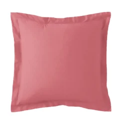 Taie d'oreiller ou taie de traversin coton TERTIO® - Vieux Rose