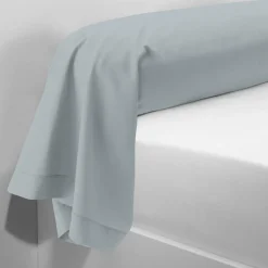 Taie d'oreiller ou taie de traversin coton TERTIO® - Gris Perle