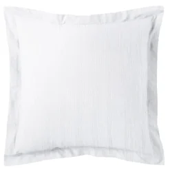 Taie d'oreiller ou taie de traversin gaze de coton TERTIO® - Blanc