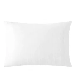 Taie d'oreiller ou taie de traversin gaze de coton TERTIO® - Blanc