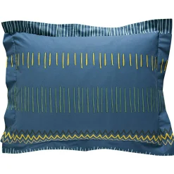 Taie d'oreiller ou traversin motif ethnique coton Becquet - Autres