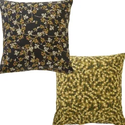Taie d'oreiller sac double face en coton fleurs DR. JAPONAISE, multicolore