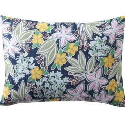 Taie d'oreiller sac, motif fleurs CUEILLETTE multicolore