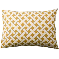 Taie d'oreiller sac PALRI tropical jaune doré