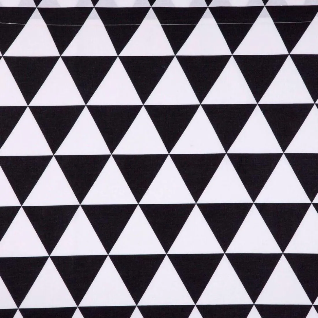 Taie d'oreiller, taie de traversin en coton LORENZ - Noir/Blanc