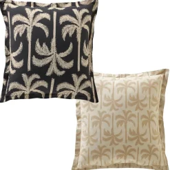 Taie d'oreiller TOURISME beige en coton