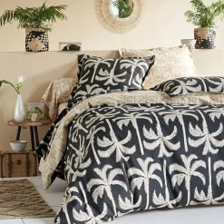 Taie d'oreiller TOURISME beige en coton