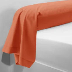 Taie d'oreiller, Traversin coton TERTIO® -Corail