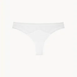 Tanga en tulle - Blanc