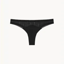 Tanga en tulle - Noir