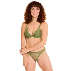 Tanga kaki Masque vert