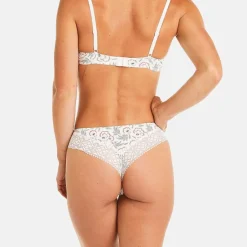 Tanga multico ivoire Palanquin multicolore