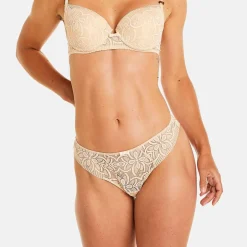Tanga nude Apologie beige