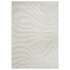 Tapis Anoai blanc effet laine