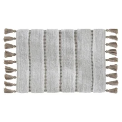 Tapis blanc taupe